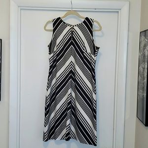 The Limited sheath dress chevron pattern